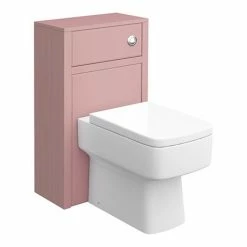 Chatsworth 500mm Traditional Dusky Pink Toilet Unit Only