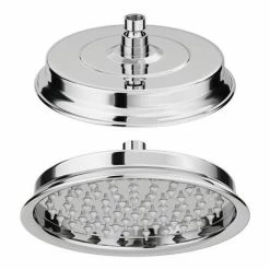 Chatsworth 1928 Triple Exposed Thermostatic Shower (inc. Valve, Elbow, Handset + Fixed Shower Head) -Chatsworth Shop EG LY 25V PK1 d5 460