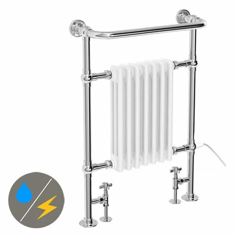Chatsworth Savoy Traditional Towel Rail (incl. Valves + Electric Heating Kit) 1 Chatsworth Savoy Traditional Towel Rail (incl. Valves + Electric Heating Kit)