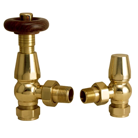 Chatsworth Traditional Gold Thermostatic Radiator Valve - Energy Saving 1 Chatsworth Traditional Gold Thermostatic Radiator Valve - Energy Saving