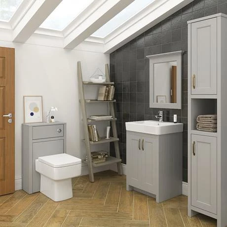 Chatsworth 500mm Traditional Grey Toilet Unit Only 3 Chatsworth 500mm Traditional Grey Toilet Unit Only - Image 3