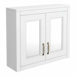 Chatsworth 690mm White 2-Door Mirror Cabinet 7 Chatsworth 690mm White 2-Door Mirror Cabinet -Chatsworth Shop MCABWHT d2 460