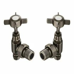 Chatsworth Old English Brass Angled Traditional Radiator Valves -Chatsworth Shop OEB CHT TRV d2 460