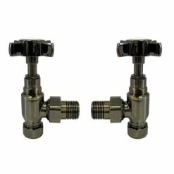 Chatsworth Old English Brass Angled Traditional Radiator Valves -Chatsworth Shop OEB CHT TRV d3 460