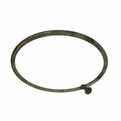 Alternative view of Chatsworth Traditional 800mm Diameter Antique Brass Circular Shower Curtain Rail