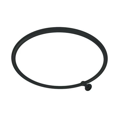 Chatsworth Traditional 800mm Diameter Matt Black Circular Shower Curtain Rail 2 Chatsworth Traditional 800mm Diameter Matt Black Circular Shower Curtain Rail - Image 2