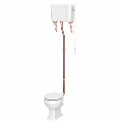 Chatsworth Rose Gold High Level Traditional Toilet