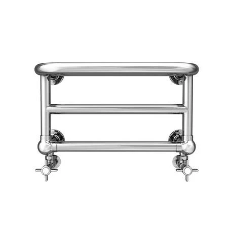 Chatsworth Traditional 300 X 500mm Chrome Heated Towel Rail Shelf 3 Chatsworth Traditional 300 X 500mm Chrome Heated Towel Rail Shelf - Image 3