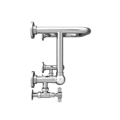 Chatsworth Traditional 300 X 500mm Chrome Heated Towel Rail Shelf 5 Chatsworth Traditional 300 X 500mm Chrome Heated Towel Rail Shelf - Image 5