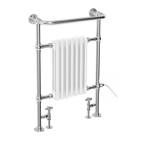 Chatsworth Savoy Traditional Towel Rail With Connection For Heating Element 1 Chatsworth Savoy Traditional Towel Rail With Connection For Heating Element
