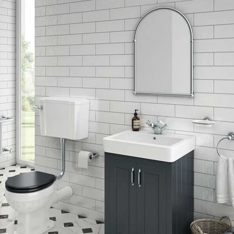 Chatsworth Traditional 673 X 490mm Arched Mirror - Chrome 2 Chatsworth Traditional 673 X 490mm Arched Mirror - Chrome - Image 2