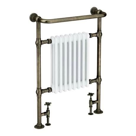 Chatsworth Savoy Old English Brass Traditional Heated Towel Rail Radiator 2 Chatsworth Savoy Old English Brass Traditional Heated Towel Rail Radiator - Image 2