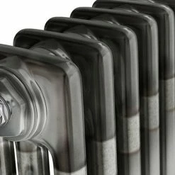 Alternative view of Chatsworth Savoy Raw Metal (Lacquered) Traditional Heated Towel Rail