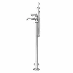 Chatsworth 1928 Traditional White Lever Freestanding Bath Shower Mixer Tap 11 Chatsworth 1928 Traditional White Lever Freestanding Bath Shower Mixer Tap -Chatsworth Shop TRAD011D FS D4 460