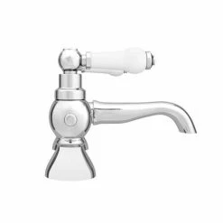 Chatsworth 1928 Traditional White Lever Bath Filler Tap -Chatsworth Shop TRAD018D D2 460