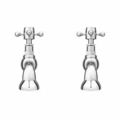 Chatsworth 1928 Traditional Crosshead Pillar Basin Taps -Chatsworth Shop TRAD01D d4 460
