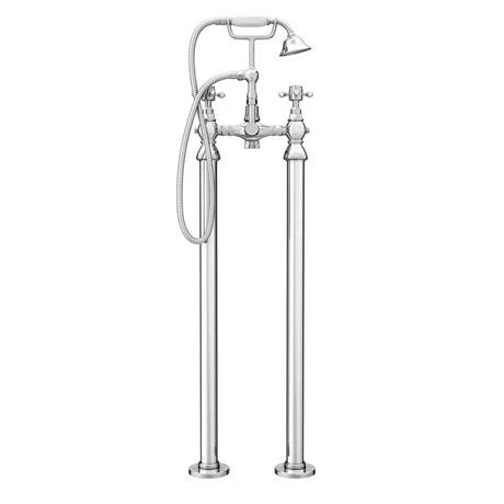 Chatsworth 1928 Traditional Crosshead Freestanding Bath Shower Mixer Tap 7 Chatsworth 1928 Traditional Crosshead Freestanding Bath Shower Mixer Tap - Image 7