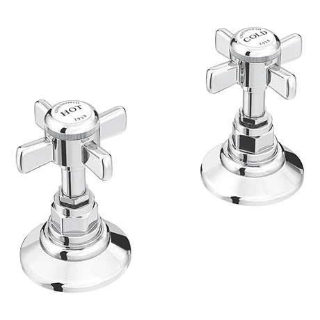 Chatsworth Traditional 3/4" Deck Bath Side Valves (Pair) 1 Chatsworth Traditional 3/4" Deck Bath Side Valves (Pair)