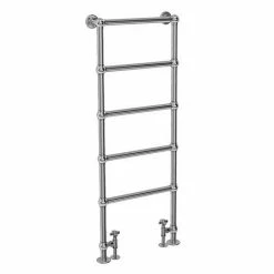 Alternative view of Chatsworth Floor Mounted Towel Rail 1550 X 600mm - Chrome