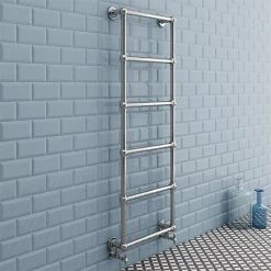 Chatsworth Wall Mounted Towel Rail 1550 X 600mm - Chrome