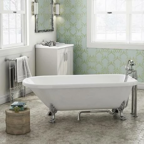 Chatsworth Traditional Exposed Shallow Seal Bath Trap & Pipe - Chrome 2 Chatsworth Traditional Exposed Shallow Seal Bath Trap & Pipe - Chrome - Image 2
