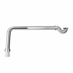 Chatsworth Traditional Exposed Shallow Seal Bath Trap & Pipe - Chrome