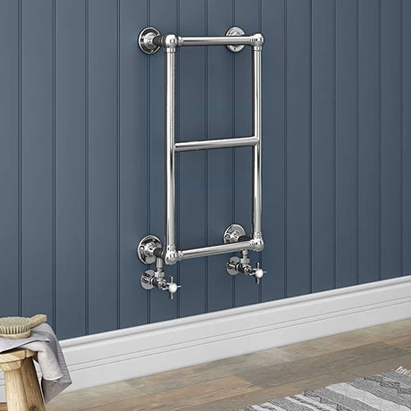 Chatsworth Traditional 700 X 400mm Chrome Cloakroom Towel Rail 1 Chatsworth Traditional 700 X 400mm Chrome Cloakroom Towel Rail