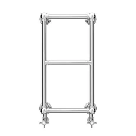 Chatsworth Traditional 700 X 400mm Chrome Cloakroom Towel Rail 3 Chatsworth Traditional 700 X 400mm Chrome Cloakroom Towel Rail - Image 3