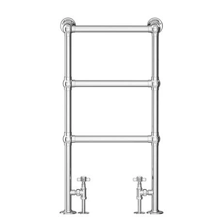 Chatsworth Traditional 949 X 498mm Chrome Towel Rail 3 Chatsworth Traditional 949 X 498mm Chrome Towel Rail - Image 3