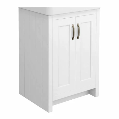 Chatsworth 560mm White Vanity Cabinet (excluding Basin) 1 Chatsworth 560mm White Vanity Cabinet (excluding Basin)