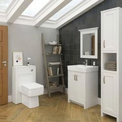 Chatsworth 500mm Traditional White Toilet Unit Only -Chatsworth Shop WHDANWC d2n 460