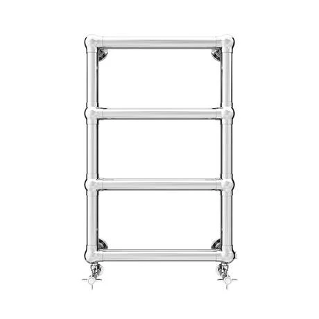 Chatsworth Traditional 748 X 498mm Chrome Heated Towel Rail 3 Chatsworth Traditional 748 X 498mm Chrome Heated Towel Rail - Image 3