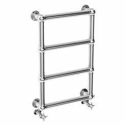 Alternative view of Chatsworth Traditional 748 X 498mm Chrome Heated Towel Rail